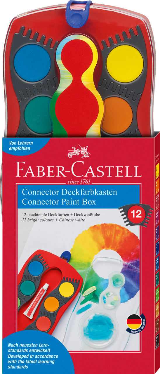 ACUARELE 12 CULORI CONNECTOR ROSU 2022 FABER-CASTELL ACUARELE 12 CULORI CONNECTOR ROSU 2022 FABER-CASTELL